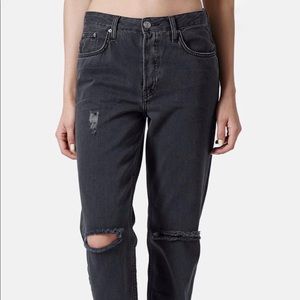 Topshop | moto hayden boyfriend jeans - distressed